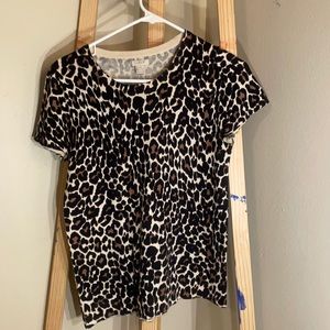 Light knit crew neck J Crew top